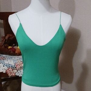 Gaze Vibrant Green Camisole Top